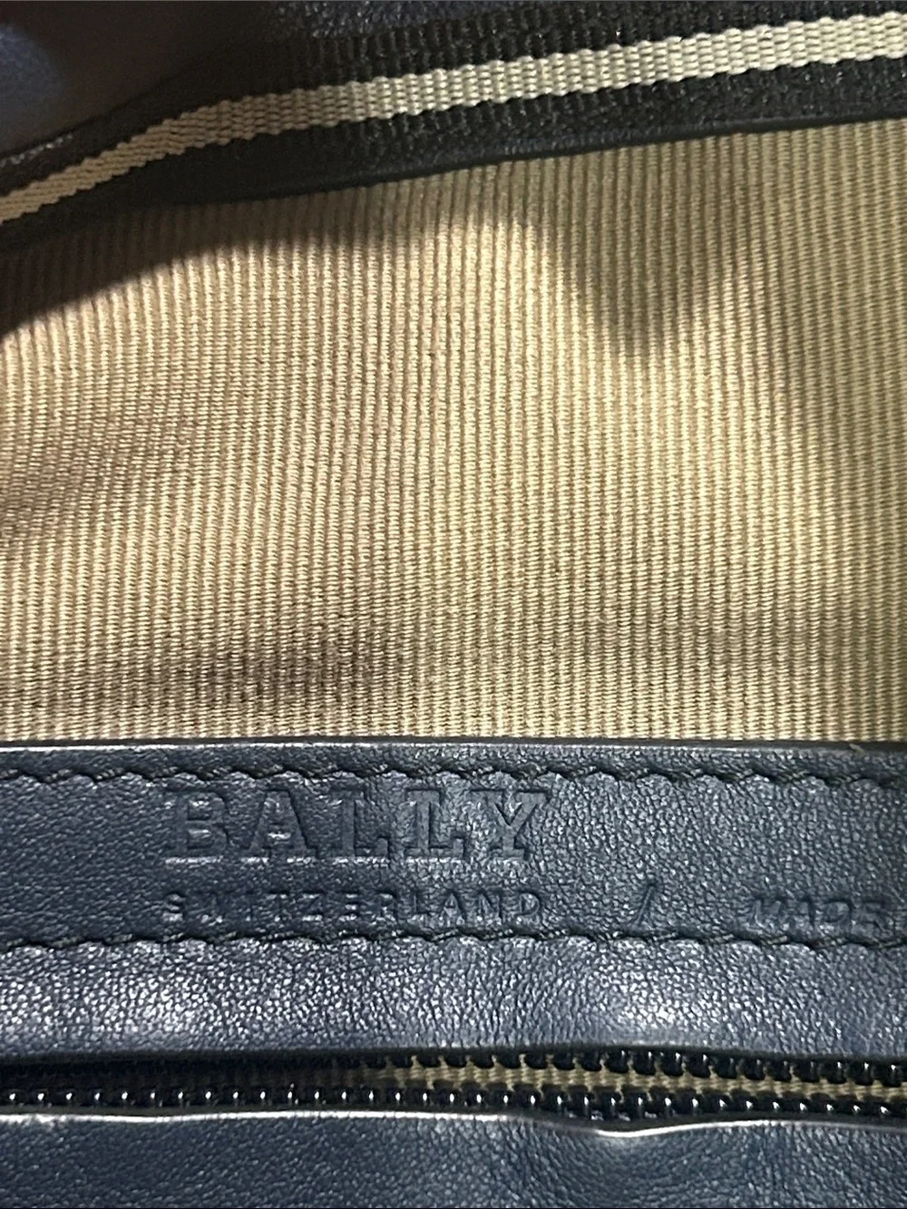 Bally authentic navy